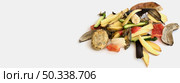 top view waste with organic vegetables. Стоковое фото, агентство Ingram Publishing / Фотобанк Лори