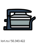 Electric Convection Oven Icon. Editable Bold Outline With Color Fill Design. Vector Illustration. Стоковая иллюстрация, агентство Ingram Publishing / Фотобанк Лори