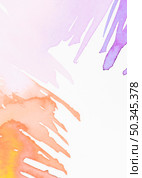watercolor brush stroke white background. Стоковое фото, агентство Ingram Publishing / Фотобанк Лори