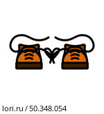 April Fool’s Day Icon. Editable Bold Outline With Color Fill Design. Vector Illustration. Стоковая иллюстрация, агентство Ingram Publishing / Фотобанк Лори
