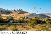 Love valley in Goreme national park. Cappadocia, Turkey. Стоковое фото, агентство Ingram Publishing / Фотобанк Лори