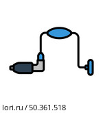 Icon Of Auge. Editable Bold Outline With Color Fill Design. Vector Illustration. Стоковая иллюстрация, агентство Ingram Publishing / Фотобанк Лори