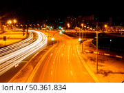 city roads night. Стоковое фото, агентство Ingram Publishing / Фотобанк Лори