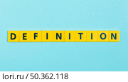 definition word scrabble tiles. Редакционное фото, агентство Ingram Publishing / Фотобанк Лори