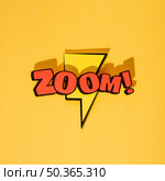 zoom cartoon exclusive font tag expression thunderbolt. Стоковое фото, агентство Ingram Publishing / Фотобанк Лори