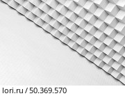 white modern geometrical wallpaper with shapes. Стоковое фото, агентство Ingram Publishing / Фотобанк Лори