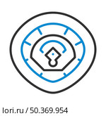 Baseball Stadium Icon. Editable Bold Outline With Color Fill Design. Vector Illustration. Стоковая иллюстрация, агентство Ingram Publishing / Фотобанк Лори