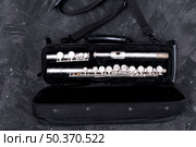 top view bag flute. Стоковое фото, агентство Ingram Publishing / Фотобанк Лори