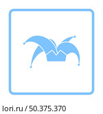 April Fool’s Day Icon. Blue Frame Design. Vector Illustration. Стоковая иллюстрация, агентство Ingram Publishing / Фотобанк Лори