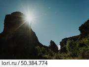 landscape sunset clear day. Стоковое фото, агентство Ingram Publishing / Фотобанк Лори