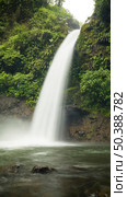 waterfall beautiful costa rican rainforest. Стоковое фото, агентство Ingram Publishing / Фотобанк Лори