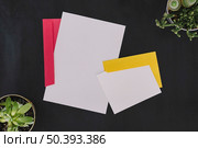 stationery set with envelopes. Стоковое фото, агентство Ingram Publishing / Фотобанк Лори