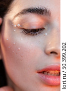 portrait woman with pearls make up 8. Стоковое фото, агентство Ingram Publishing / Фотобанк Лори