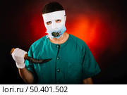 creepy man doctor costume. Стоковое фото, агентство Ingram Publishing / Фотобанк Лори