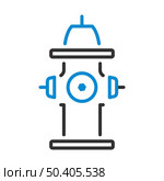 Fire Hydrant Icon. Editable Bold Outline With Color Fill Design. Vector Illustration. Стоковая иллюстрация, агентство Ingram Publishing / Фотобанк Лори