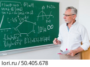 aged math teacher chalkboard. Стоковое фото, агентство Ingram Publishing / Фотобанк Лори
