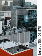 modern skyscrapers business district. Стоковое фото, агентство Ingram Publishing / Фотобанк Лори