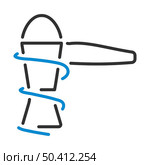 Hairdryer Icon. Editable Bold Outline With Color Fill Design. Vector Illustration. Стоковая иллюстрация, агентство Ingram Publishing / Фотобанк Лори