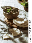 bowl with tasty jewish food high angle. Стоковое фото, агентство Ingram Publishing / Фотобанк Лори