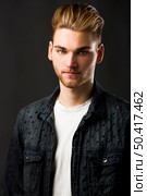 Studio portrait of a young fashion man . Стоковое фото, агентство Ingram Publishing / Фотобанк Лори