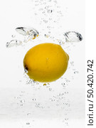 front view lemon water. Стоковое фото, агентство Ingram Publishing / Фотобанк Лори