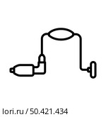 Icon Of Auge. Bold outline design with editable stroke width. Vector Illustration. Стоковая иллюстрация, агентство Ingram Publishing / Фотобанк Лори