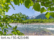 Река Снежная и горы Хамар-дабан. Стоковое фото, фотограф Анастасия Юдина / Фотобанк Лори