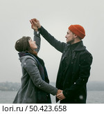 front view beautiful lovely people outside 4. Стоковое фото, агентство Ingram Publishing / Фотобанк Лори