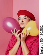 front view beautiful happy woman 24. Стоковое фото, агентство Ingram Publishing / Фотобанк Лори