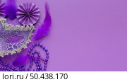 flat lay mystery carnival decoration copy space. Стоковое фото, агентство Ingram Publishing / Фотобанк Лори