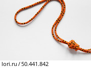 nautical orange rope knot. Стоковое фото, агентство Ingram Publishing / Фотобанк Лори