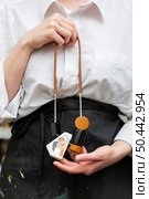 abstract necklace with crafted elements. Стоковое фото, агентство Ingram Publishing / Фотобанк Лори