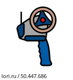 Scotch Tape Dispenser Icon. Editable Bold Outline With Color Fill Design. Vector Illustration. Стоковая иллюстрация, агентство Ingram Publishing / Фотобанк Лори