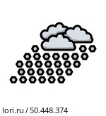 Hail Icon. Editable Bold Outline With Color Fill Design. Vector Illustration. Стоковая иллюстрация, агентство Ingram Publishing / Фотобанк Лори