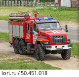 Автомобиль Пожарный Урал-4320, Урал NEXT Российский крупнотоннажный грузовой автомобиль повышенной проходимости г. Железногорск Красноярский Край. Редакционное фото, фотограф Анатолий Володин / Фотобанк Лори