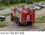 Автомобиль Пожарный Урал-4320, Урал NEXT Российский крупнотоннажный грузовой автомобиль повышенной проходимости г. Железногорск Красноярский Край. Редакционное фото, фотограф Анатолий Володин / Фотобанк Лори