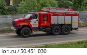 Автомобиль Пожарный Урал-4320, Урал NEXT Российский крупнотоннажный грузовой автомобиль повышенной проходимости г. Железногорск Красноярский Край. Редакционное фото, фотограф Анатолий Володин / Фотобанк Лори