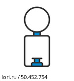 Trash Can Icon. Editable Bold Outline With Color Fill Design. Vector Illustration. Стоковая иллюстрация, агентство Ingram Publishing / Фотобанк Лори