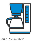 Kitchen Coffee Machine Icon. Editable Bold Outline With Color Fill Design. Vector Illustration. Стоковая иллюстрация, агентство Ingram Publishing / Фотобанк Лори