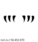 Happy halloween owl claws element. Vector illustration. Стоковая иллюстрация, агентство Ingram Publishing / Фотобанк Лори
