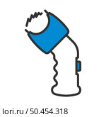 Police Stun Gun Icon. Editable Bold Outline With Color Fill Design. Vector Illustration. Стоковая иллюстрация, агентство Ingram Publishing / Фотобанк Лори