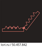 Neon trap red color vector illustration image flat style light. Neon trap red color vector illustration image flat style. Стоковая иллюстрация, агентство Ingram Publishing / Фотобанк Лори