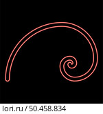 Neon spiral golden section Golden ratio proportion Fibonacci spiral red color vector illustration image flat style light. Neon spiral golden section Golden ratio proportion Fibonacci spiral red color vector illustration image flat style. Стоковая иллюстрация, агентство Ingram Publishing / Фотобанк Лори