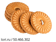 Butter pastry isolated on white background. Стоковое фото, агентство Ingram Publishing / Фотобанк Лори