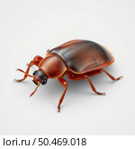 Красный жук. Стоковое AI-изображение, AI-художник Инна Пецко / Фотобанк Лори