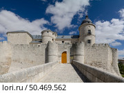 ancient castle simancas city next to Valladolid in spain. Стоковое фото, агентство Ingram Publishing / Фотобанк Лори