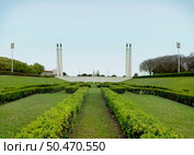 Panorama of the Eduardo VII Park in Lisbon, Portugal. Стоковое фото, агентство Ingram Publishing / Фотобанк Лори