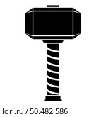 Thor’s hammer Thor Mjolnir viking scandinavian mythology superhero norse weapon icon black color vector illustration image flat style simple. Thor’s hammer Thor Mjolnir viking scandinavian mythology superhero norse weapon icon black color vector illustration image flat style. Стоковая иллюстрация, агентство Ingram Publishing / Фотобанк Лори