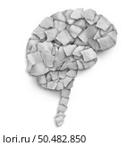 Human Psychology and psychiatry therapy as a mental health medical concept with organized torn paper as depression or anxiety as obsessive compulsive disorder. Стоковое фото, агентство Ingram Publishing / Фотобанк Лори