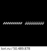 Burning fire flame row set icon white color vector illustration image simple solid fill outline contour line thin flat style. Burning fire flame row set icon white color vector illustration image solid fill outline contour line thin flat style. Стоковая иллюстрация, агентство Ingram Publishing / Фотобанк Лори
